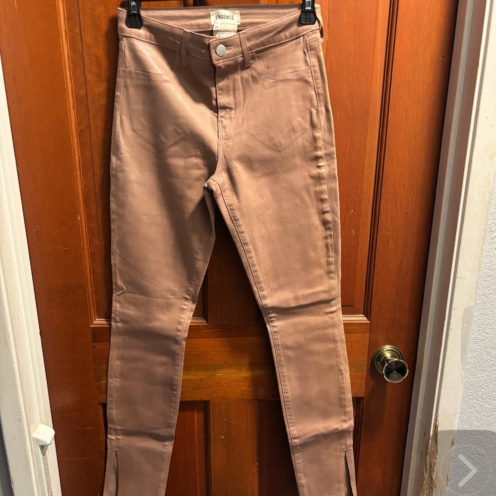 L'AGENCE Skinny Jeans in Tan